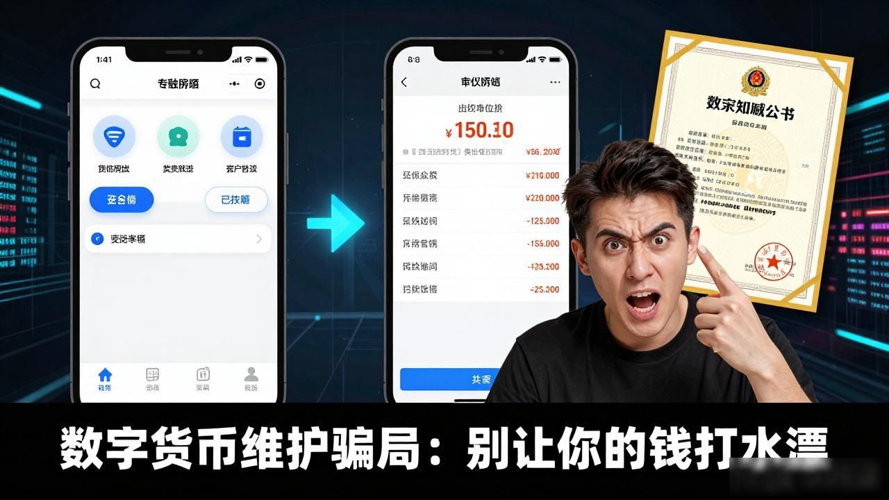 数字货币维护骗局:别让你的钱打水漂