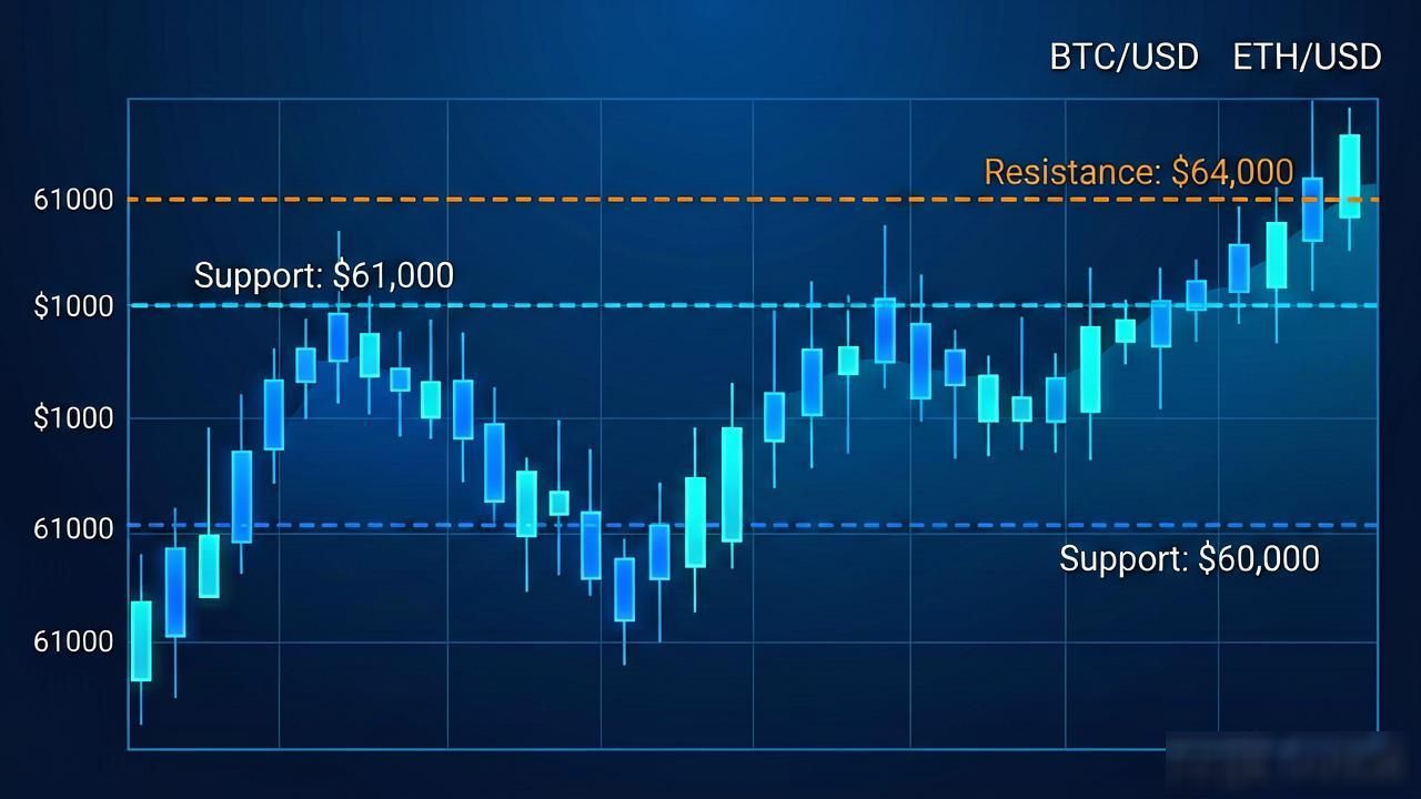 数字货币今日行情报告:BTC震荡回调,ETH能否突破?