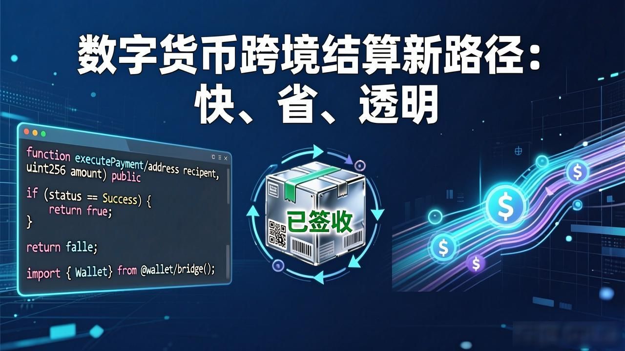 数字货币跨境结算新路径:快、省、透明