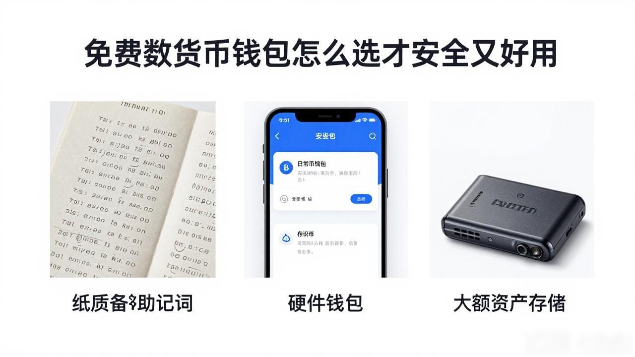 免费数字货币钱包怎么选才安全又好用