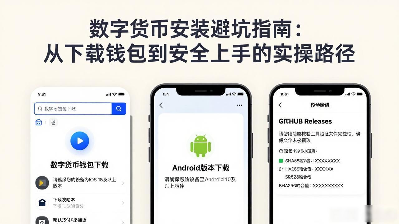 数字货币安装避坑指南:从下载钱包到安全上手的实操路径