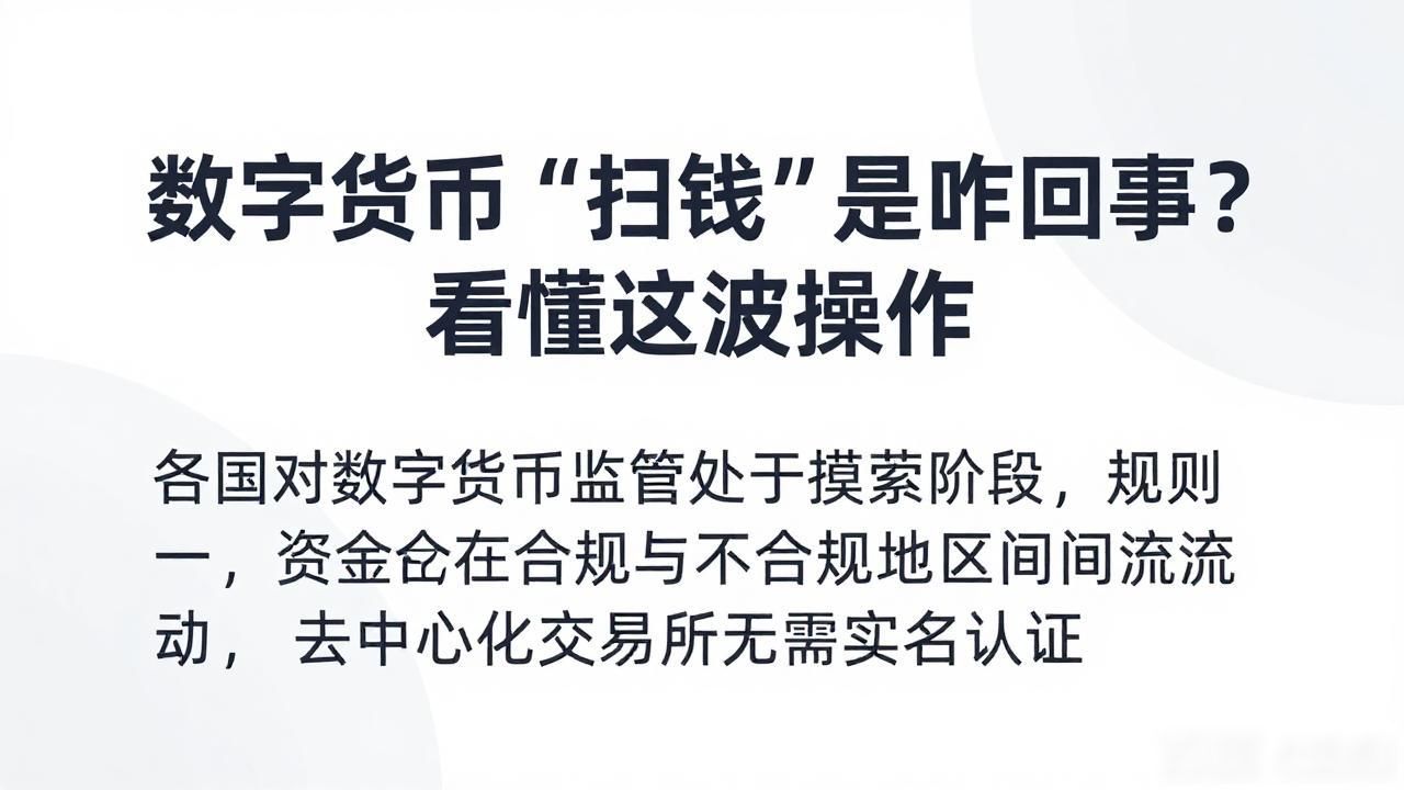 数字货币“扫钱”是咋回事?看懂这波操作